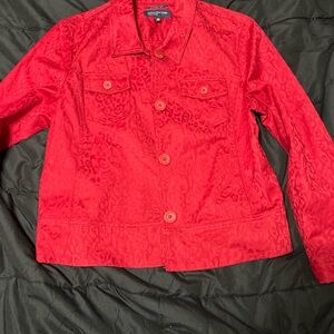 Jones New York Red Jacket